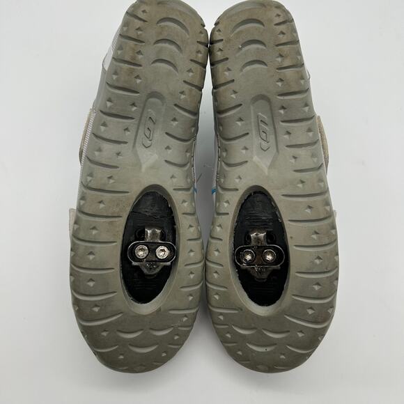 Louis Garneau Ergo Grip Cycle Shoes Womens Size 8.5 Blue Multi Rx Biking - Picture 7 of 9